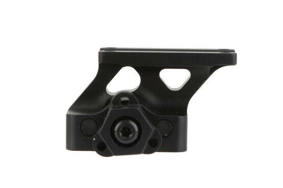 The Trijicon MRO QD mount with full co-witness features lightweight skeletonized cuts